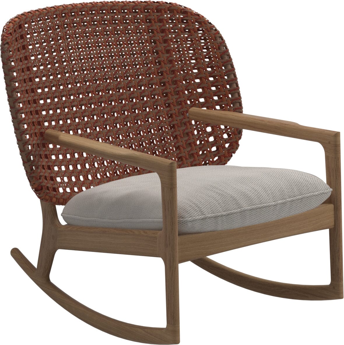 Gloster Kay Low Back Rocking Chair Copper Grade C (OP) Lopi Marble 0134