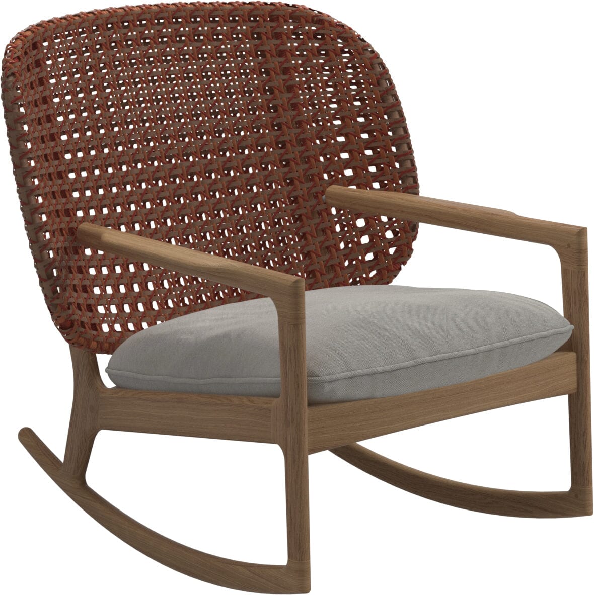 Gloster Kay Low Back Rocking Chair Copper Grade D (ST) Tuck Malt 0122