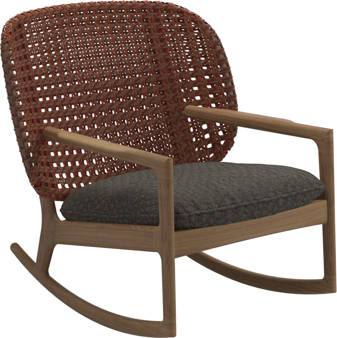 Gloster Kay Low Back Rocking Chair Copper Grade D (ST) Wave Quarry 0126