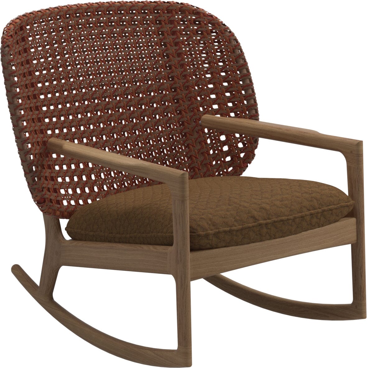 Gloster Kay Low Back Rocking Chair Copper Grade D (ST) Wave Russet 0127