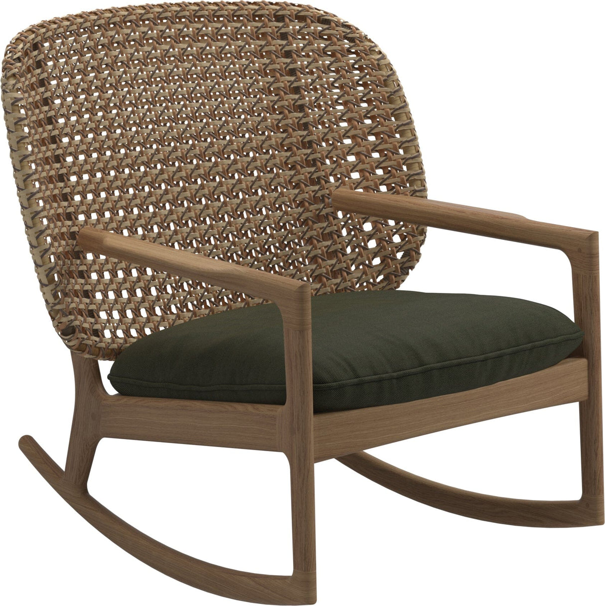 Gloster Kay Low Back Rocking Chair Harvest Grade B (OP) Fife Olive 0041