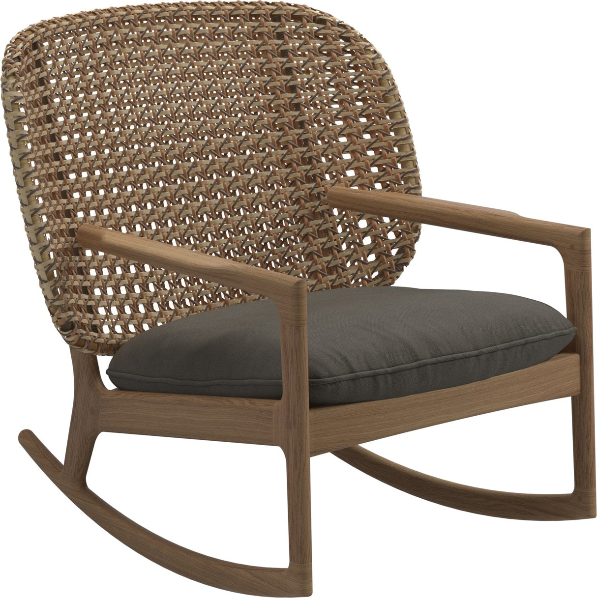 Gloster Kay Low Back Rocking Chair Harvest Grade B (OP) Fife Platinum 0042