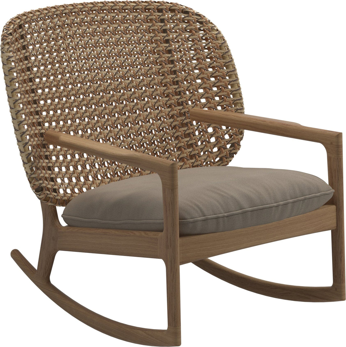 Gloster Kay Low Back Rocking Chair Harvest Grade B (WR) Blend Sand 0147
