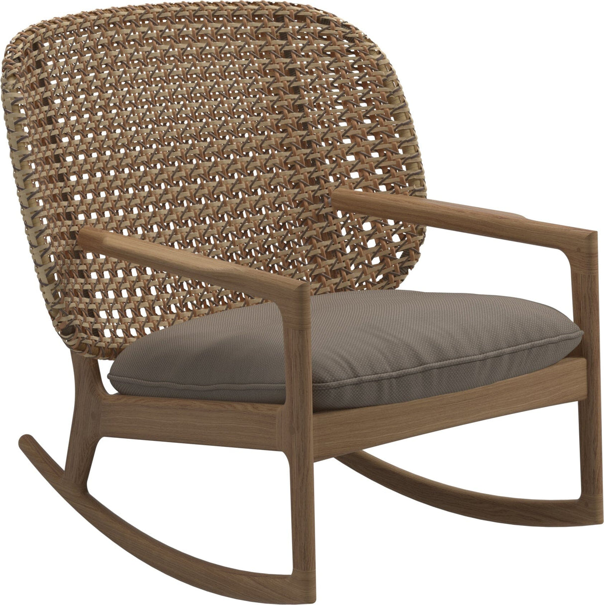 Gloster Kay Low Back Rocking Chair Harvest Grade D (ST) Ravel Dune 0118