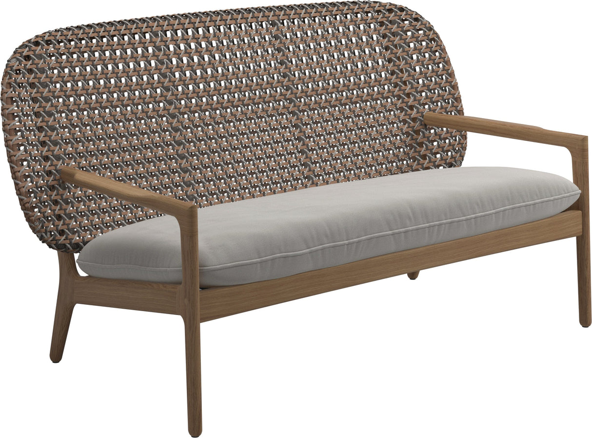 Gloster Kay Low Back Sofa Canapé Brindle Grade B (WR) Blend Linen 0146