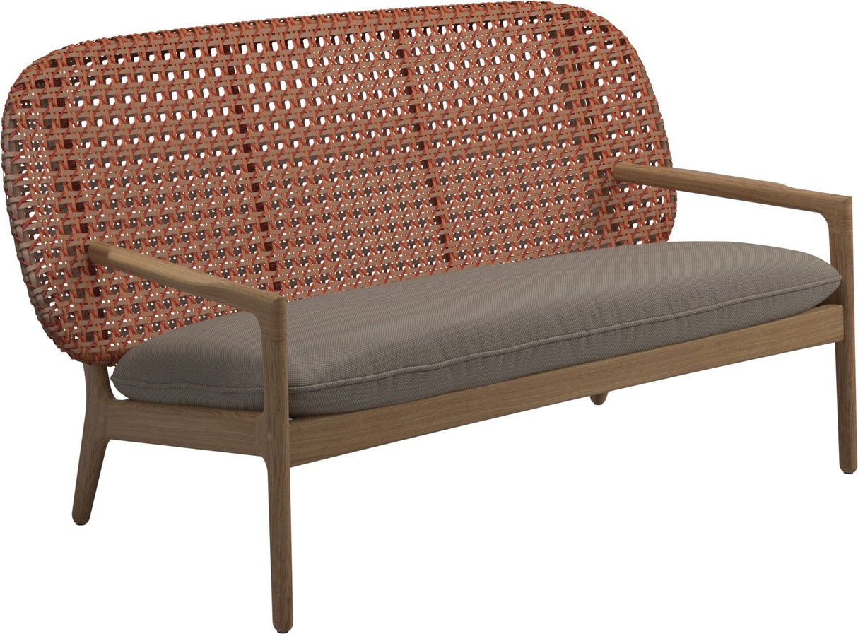 Gloster Kay Low Back Sofa Canapé Copper Grade D (ST) Ravel Dune 0118