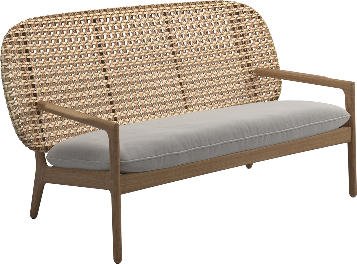 Gloster Kay Low Back Sofa Canapé Harvest Grade B (WR) Blend Linen 0146