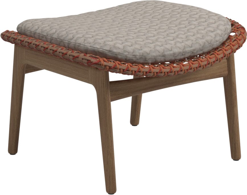 Gloster Kay Repose pieds - Tabouret Copper Grade D (ST) Wave Buff 0125