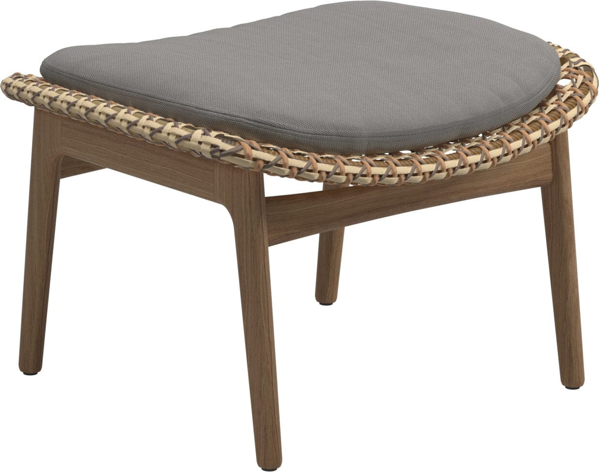 Gloster Kay Repose pieds - Tabouret Harvest Grade B (OP) Fife Canvas Grey 0032