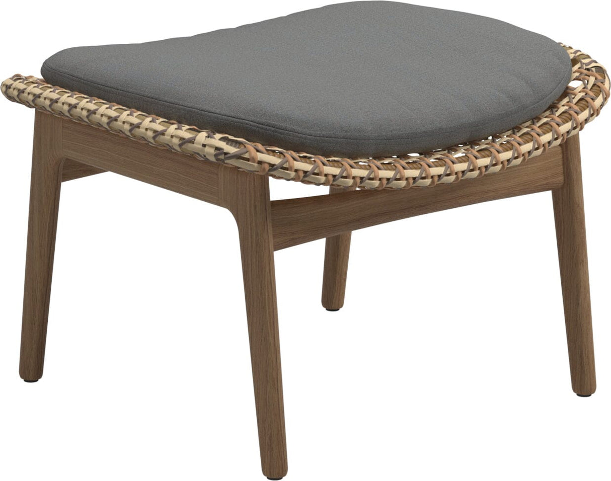 Gloster Kay Repose pieds - Tabouret Harvest Grade B (WR) Blend Fog 0145