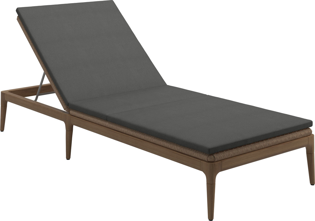 Gloster Lima Chaise longue Grade B (WR) Blend Coal 0144