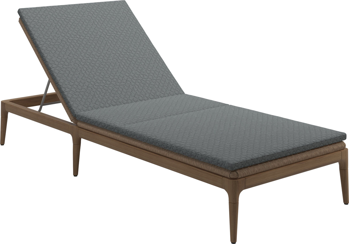 Gloster Lima Chaise longue Grade D (ST) Wave Gravel 0159