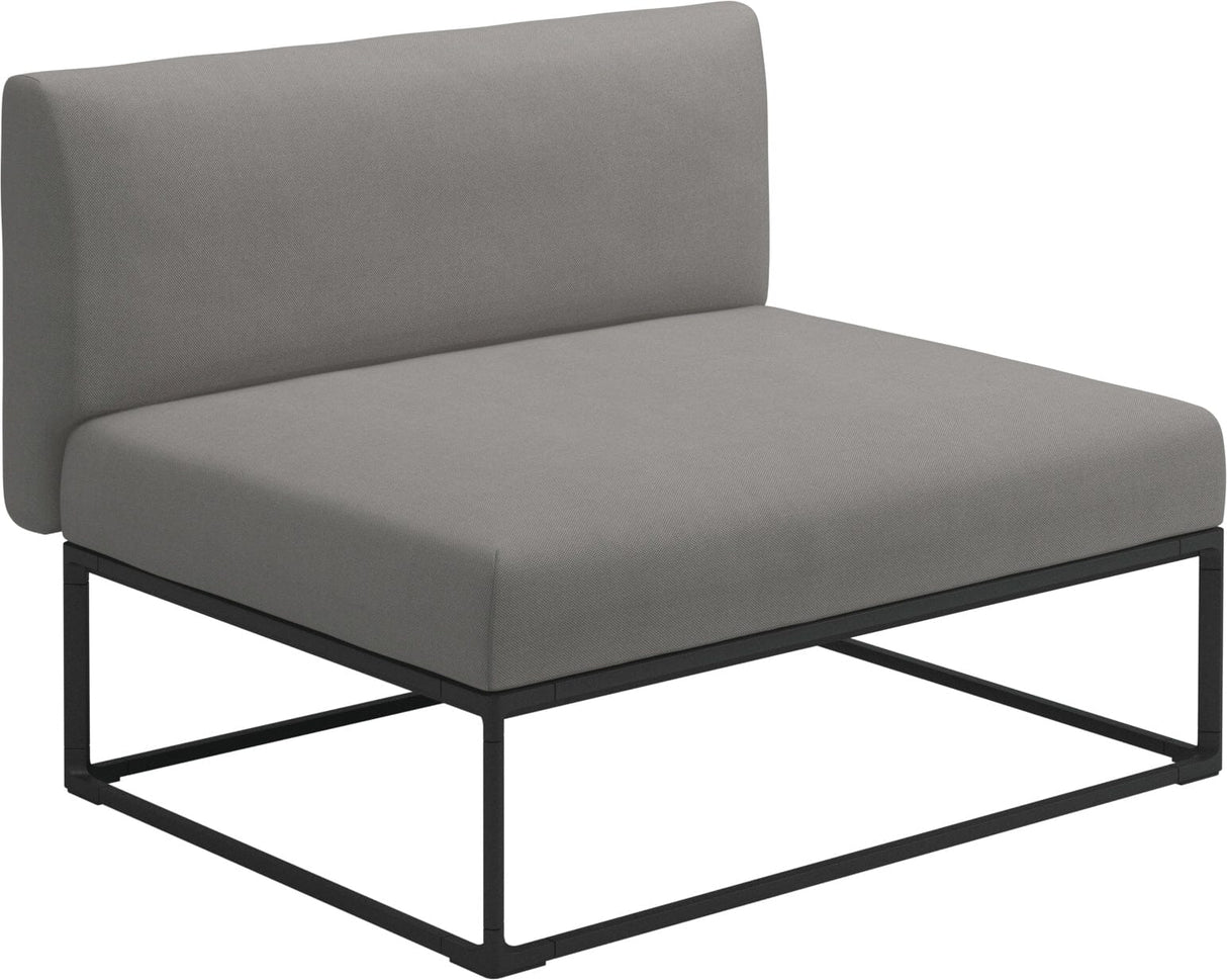 Gloster Maya Centre Unit - Module central 100x86cm Meteor Grade B (OP) Fife Canvas Grey 0032