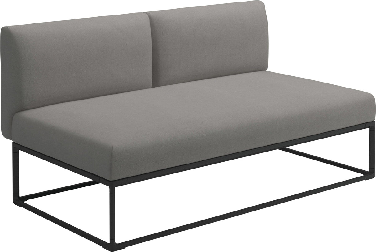 Gloster Maya Centre Unit - Module central 150x86cm Meteor Grade B (OP) Fife Canvas Grey 0032