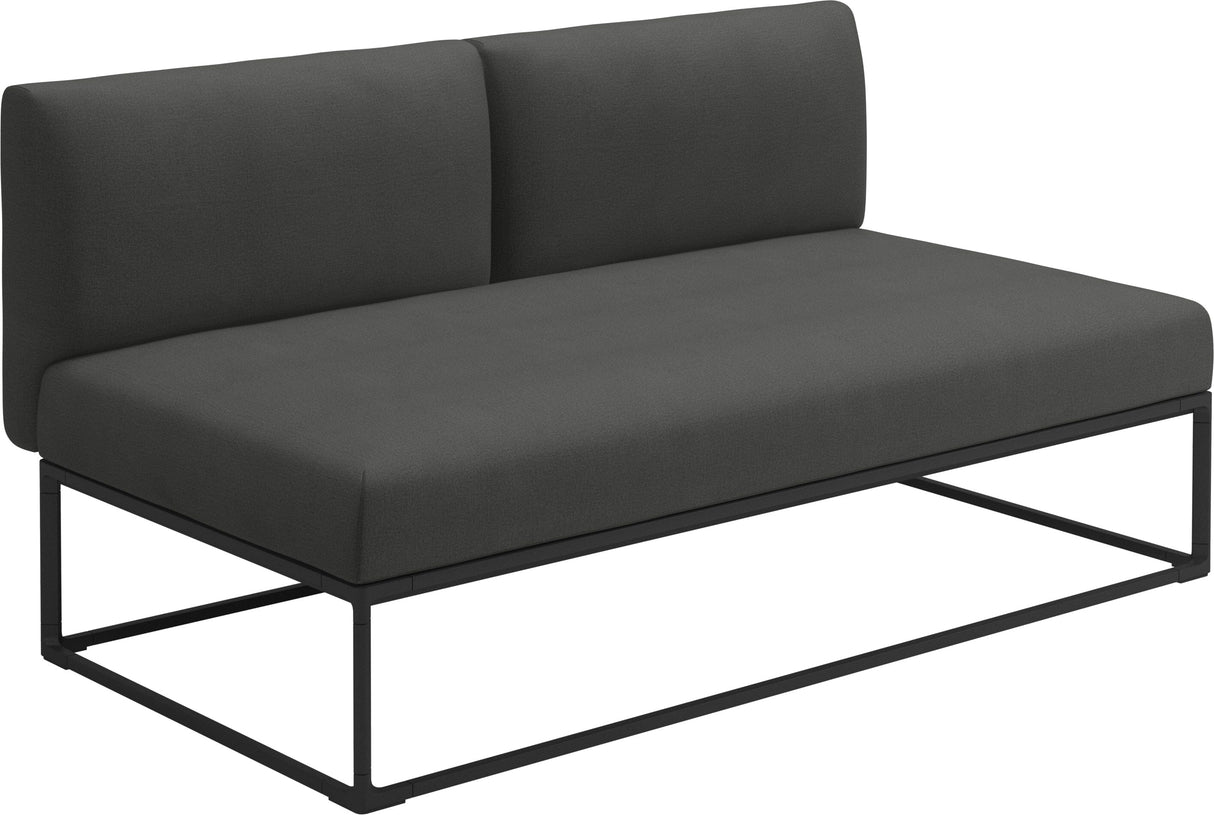 Gloster Maya Centre Unit - Module central 150x86cm Meteor Grade B (WR) Blend Coal 0144