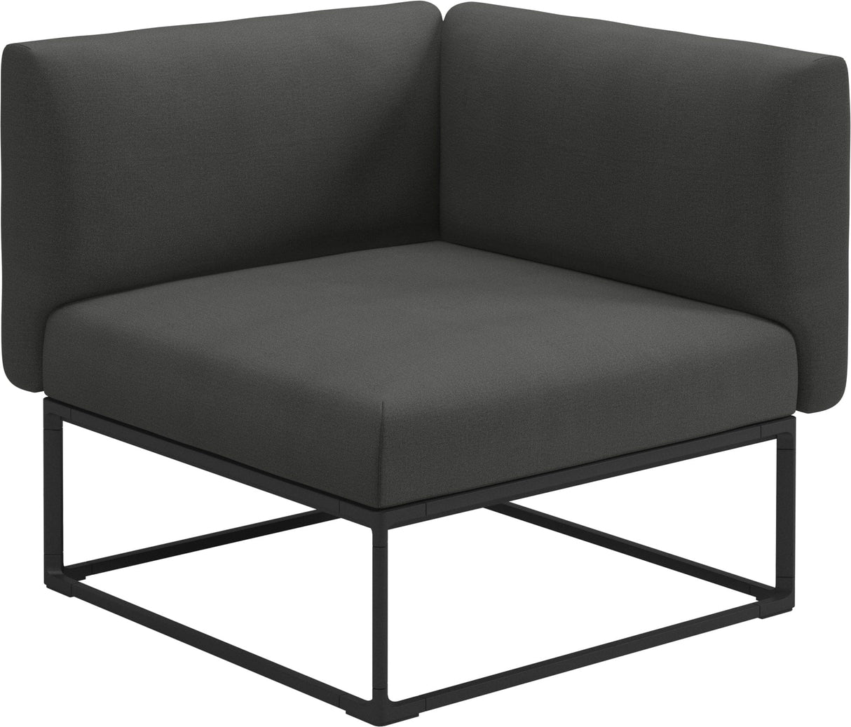 Gloster Maya Corner Unit - Module d'angle 86x86cm Meteor Grade B (WR) Blend Coal 0144