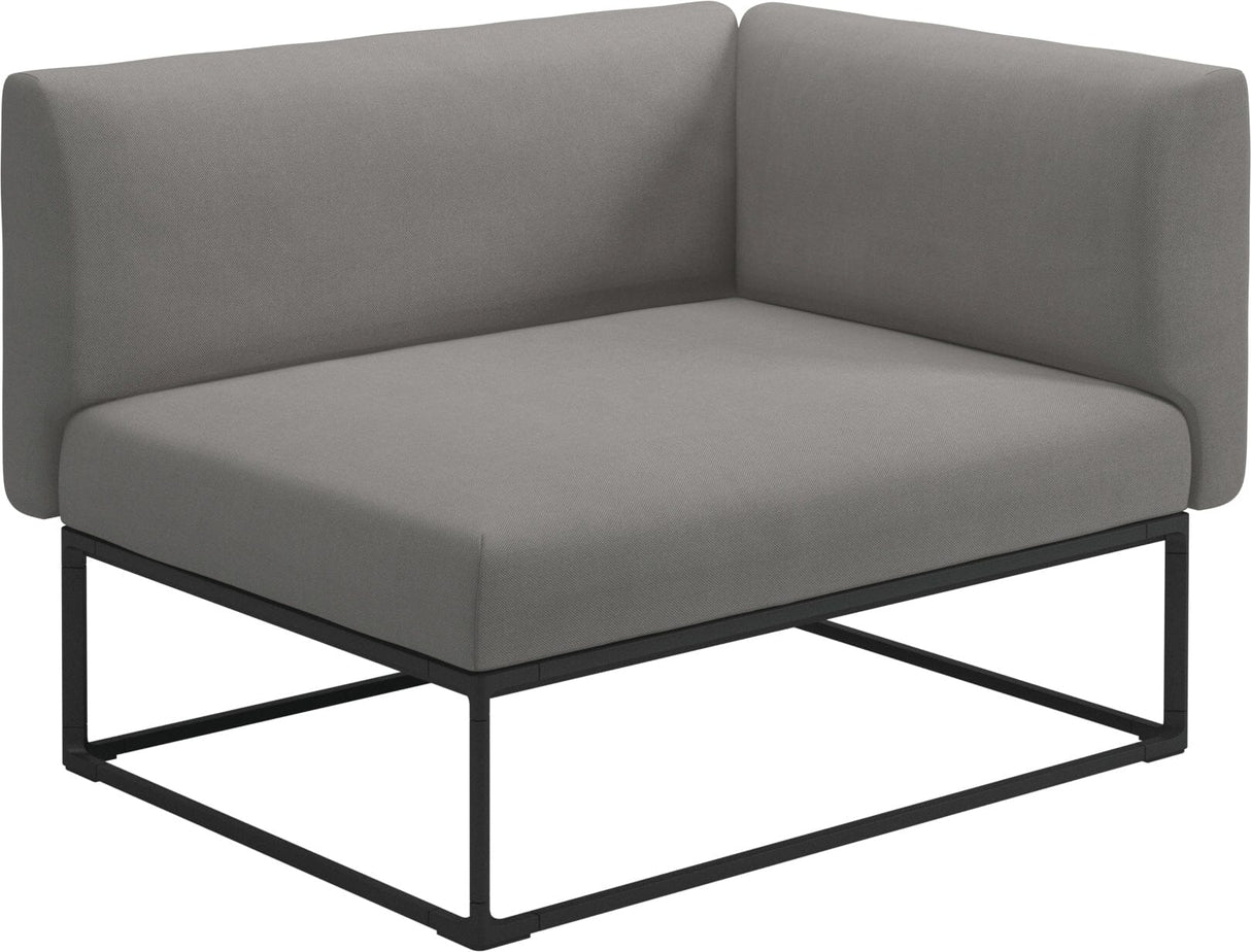 Gloster Maya Left / Right End Unit - Module Gauche / Droite 111x86cm Meteor Grade B (OP) Fife Canvas Grey 0032