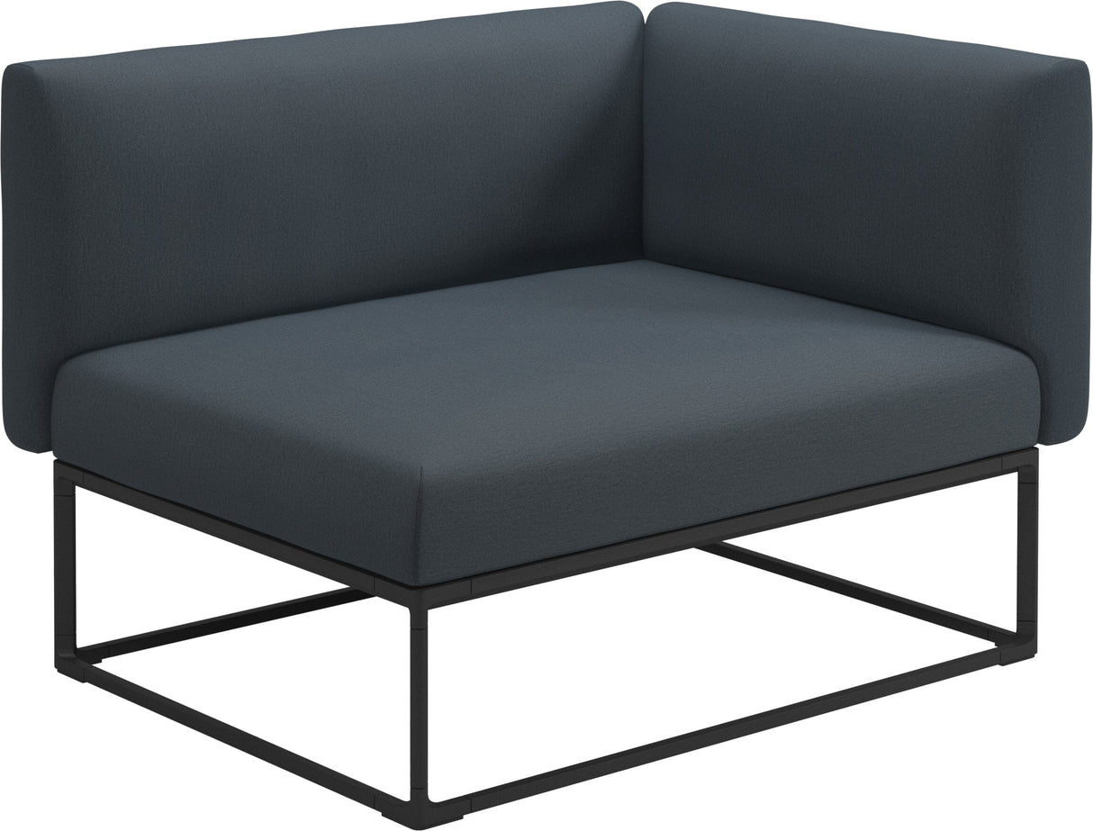 Gloster Maya Left / Right End Unit - Module Gauche / Droite 111x86cm Meteor Grade D (ST) Tuck Denim 0157