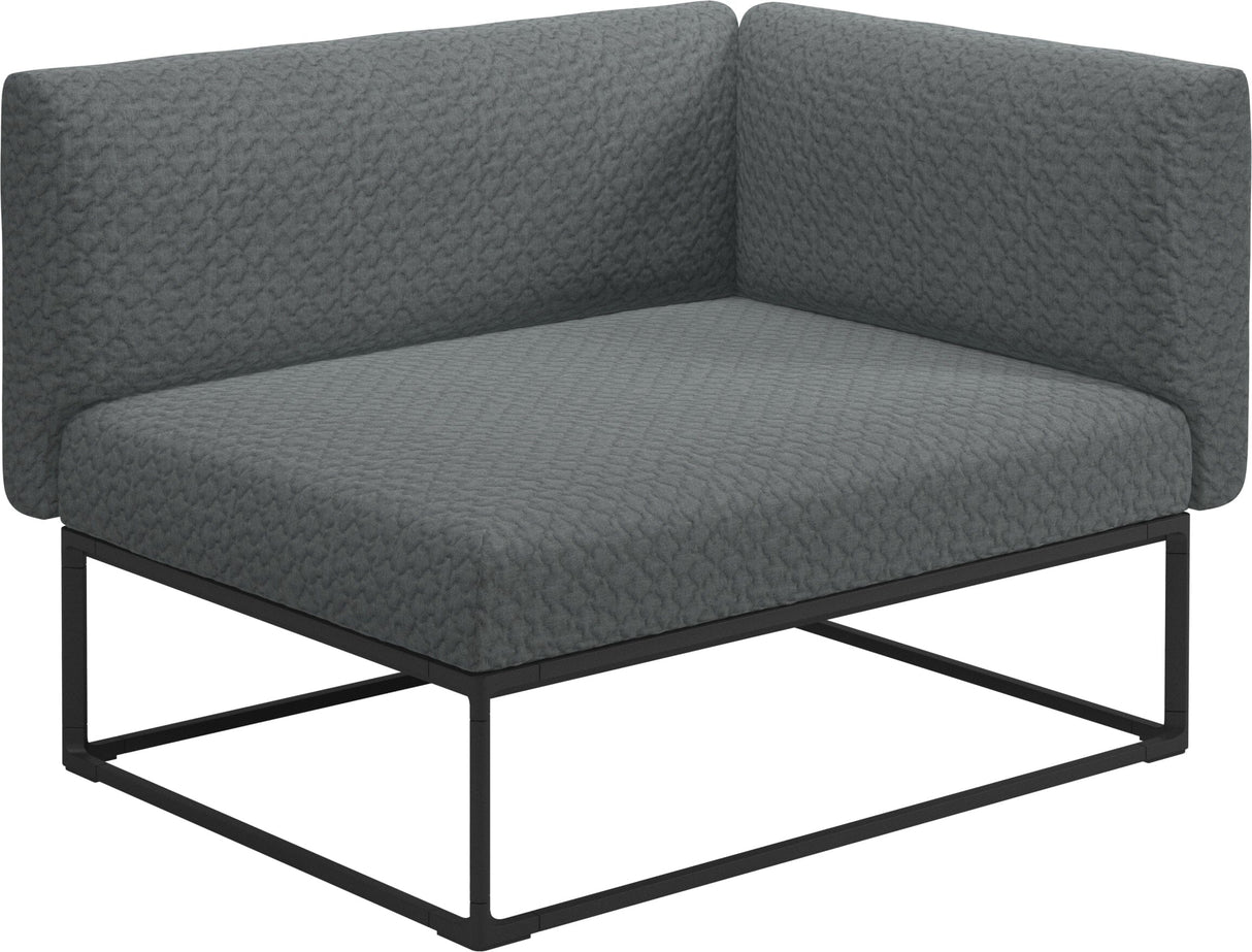 Gloster Maya Left / Right End Unit - Module Gauche / Droite 111x86cm Meteor Grade D (ST) Wave Gravel 0159