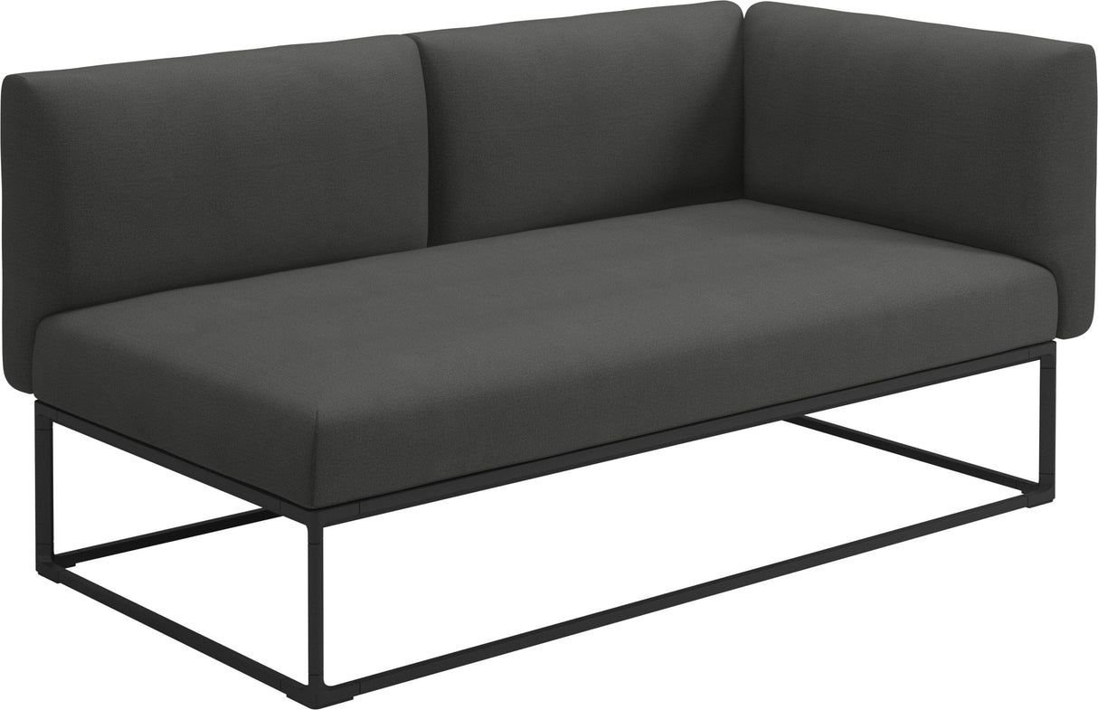 Gloster Maya Left / Right End Unit - Module Gauche / Droite 161x86cm Meteor Grade B (WR) Blend Coal 0144