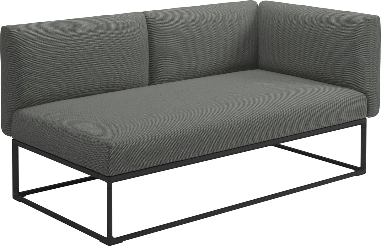 Gloster Maya Left / Right End Unit - Module Gauche / Droite 161x86cm Meteor Grade C (OP) Lopi Charcoal 0132