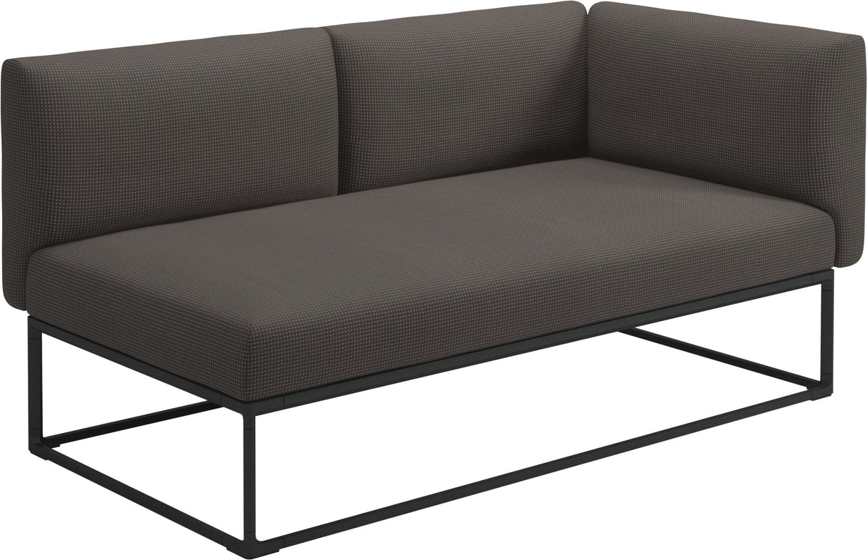 Gloster Maya Left / Right End Unit - Module Gauche / Droite 161x86cm Meteor Grade C (OP) Robben Charcoal 0083