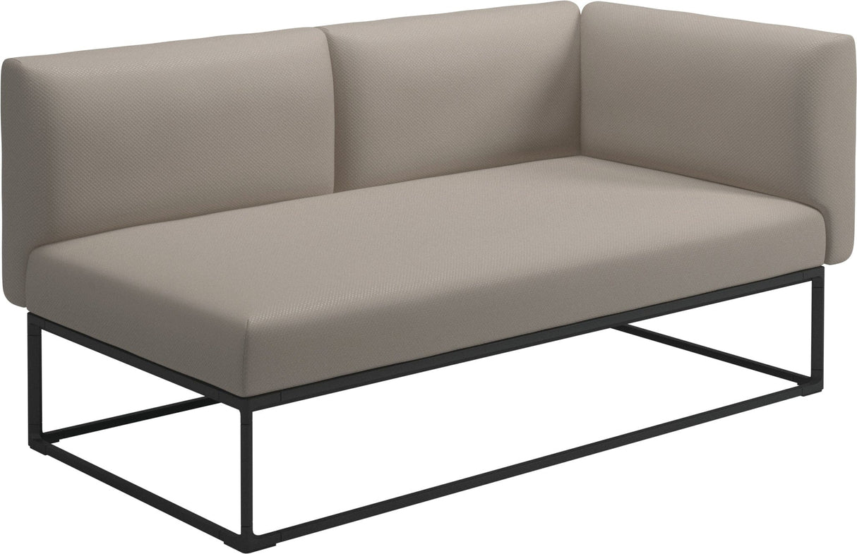 Gloster Maya Left / Right End Unit - Module Gauche / Droite 161x86cm Meteor Grade D (ST) Dot Oyster 0117