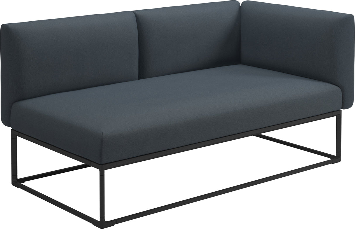 Gloster Maya Left / Right End Unit - Module Gauche / Droite 161x86cm Meteor Grade D (ST) Tuck Denim 0157