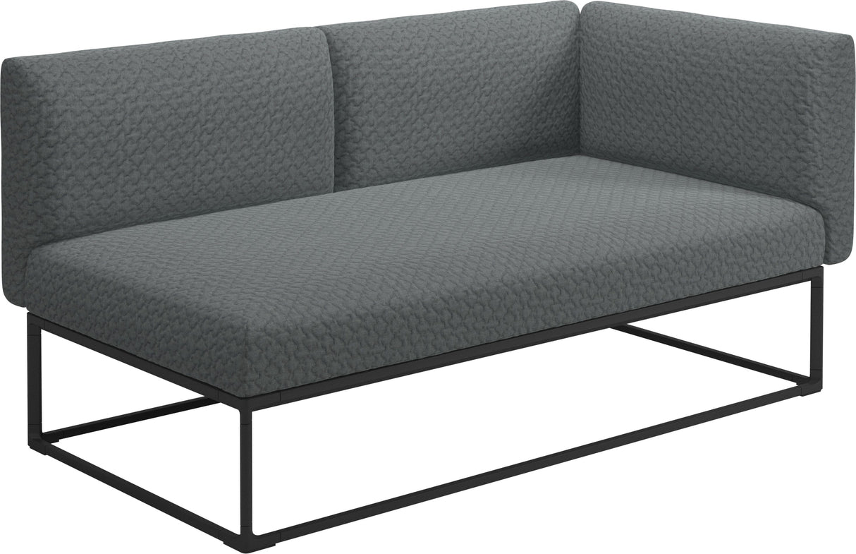 Gloster Maya Left / Right End Unit - Module Gauche / Droite 161x86cm Meteor Grade D (ST) Wave Gravel 0159