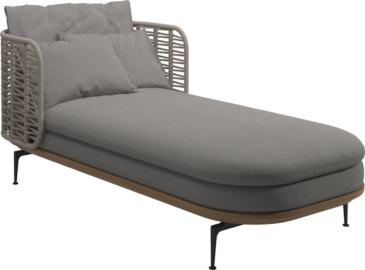 Gloster Mistral Daybed Grade B (OP) Fife Canvas Grey 0032