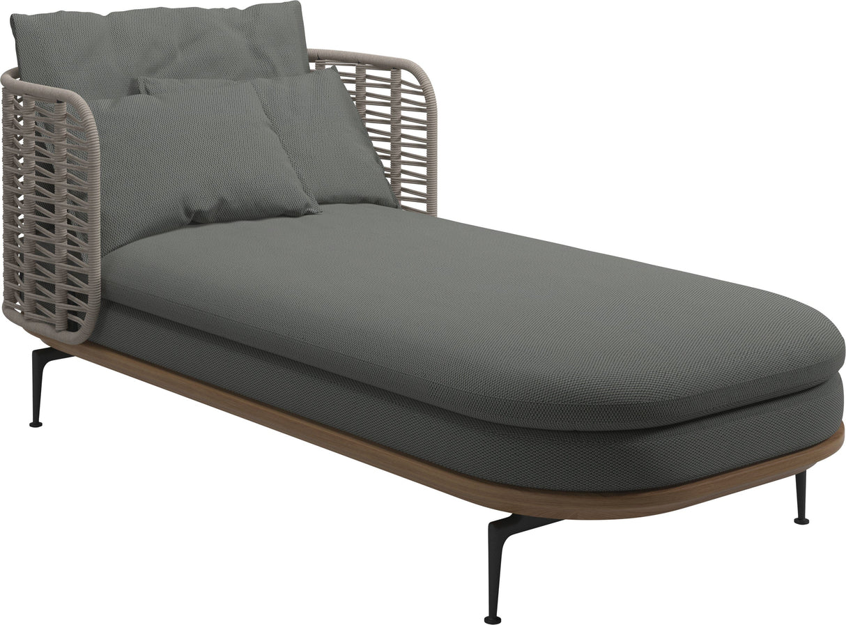 Gloster Mistral Daybed Grade C (OP) Lopi Charcoal 0132