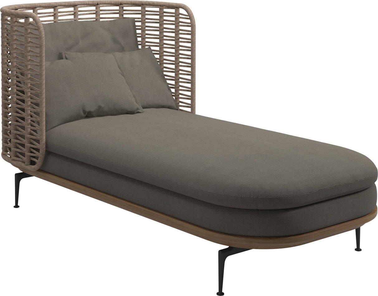 Gloster Mistral Daybed Haut dossier Grade B (OP) Fife Vesterhav Sand 0048