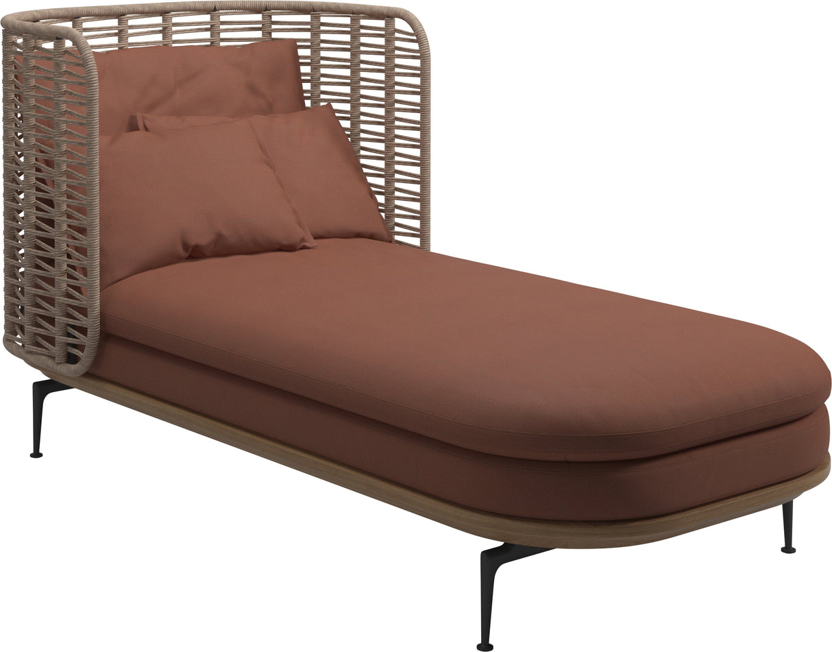 Gloster Mistral Daybed Haut dossier Grade B (WR) Blend Clay 0143