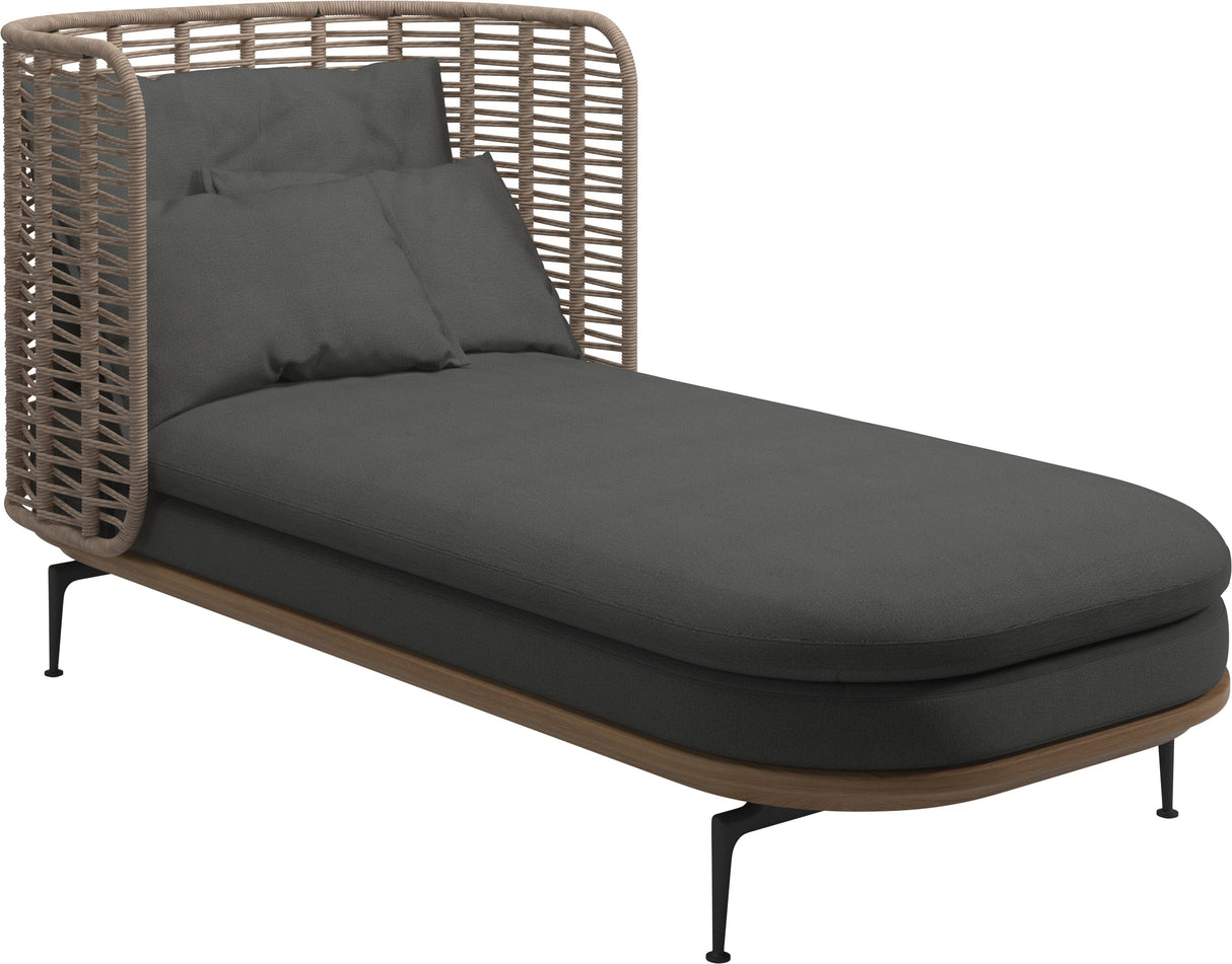 Gloster Mistral Daybed Haut dossier Grade B (WR) Blend Coal 0144