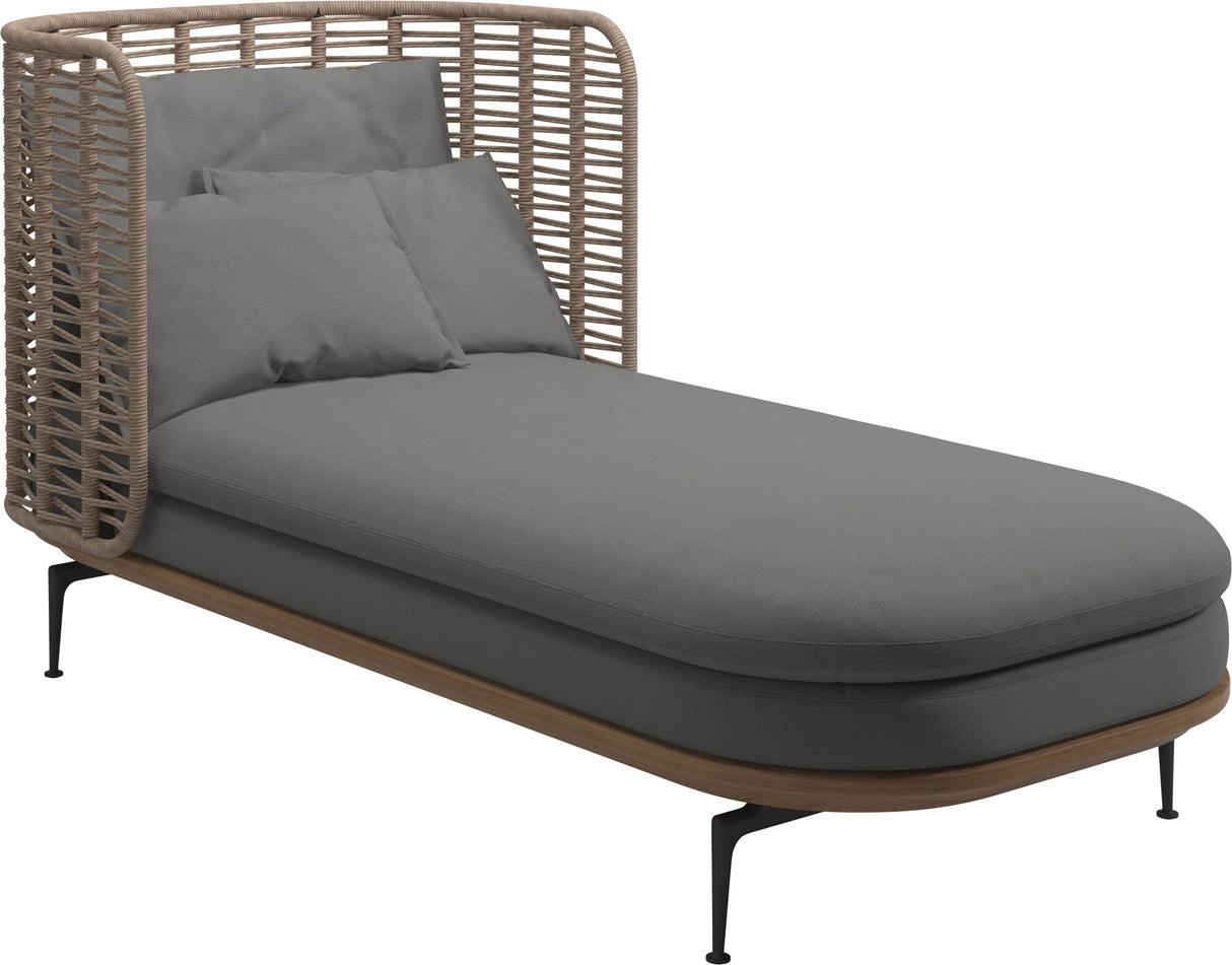 Gloster Mistral Daybed Haut dossier Grade B (WR) Blend Fog 0145