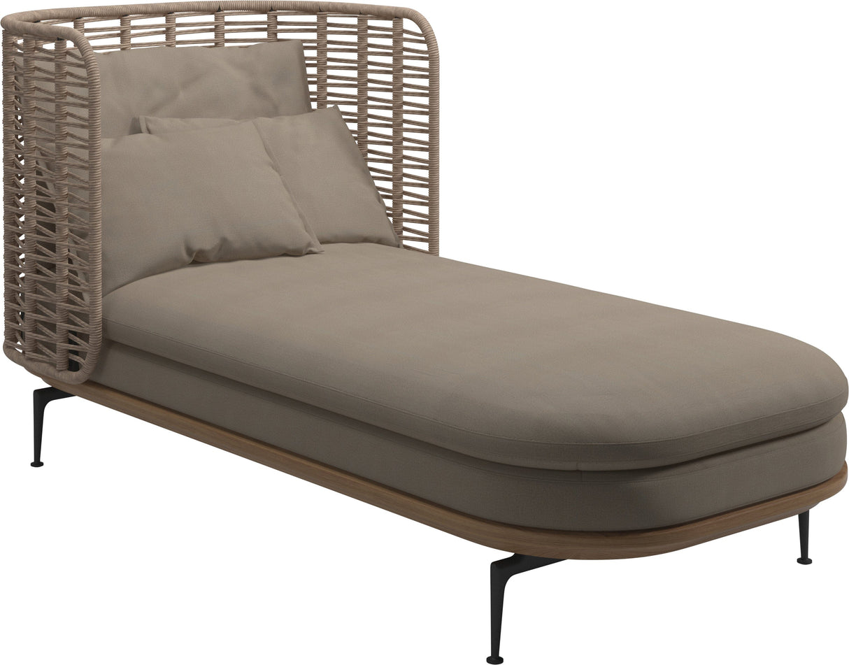 Gloster Mistral Daybed Haut dossier Grade B (WR) Blend Sand 0147