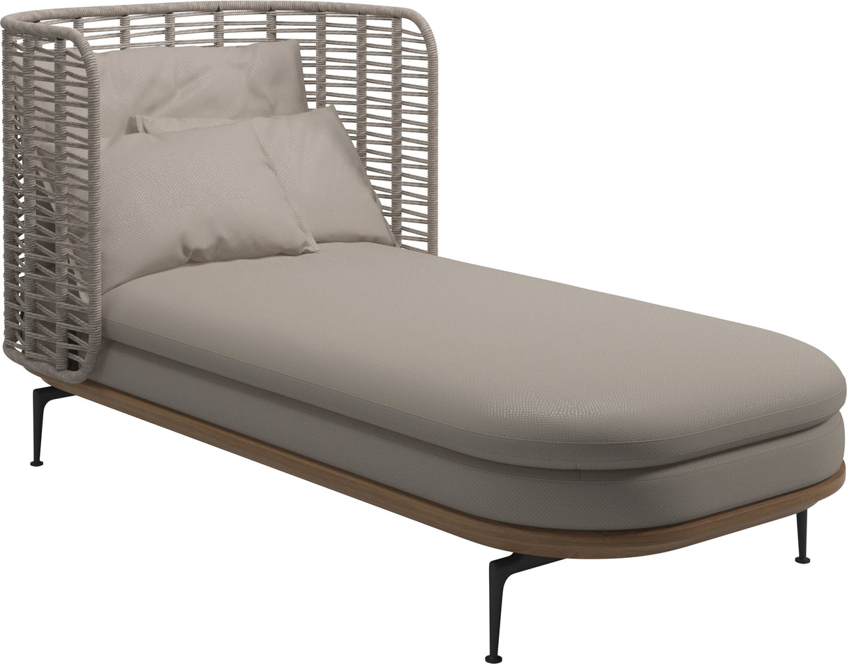 Gloster Mistral Daybed Haut dossier Grade D (ST) Dot Oyster 0117