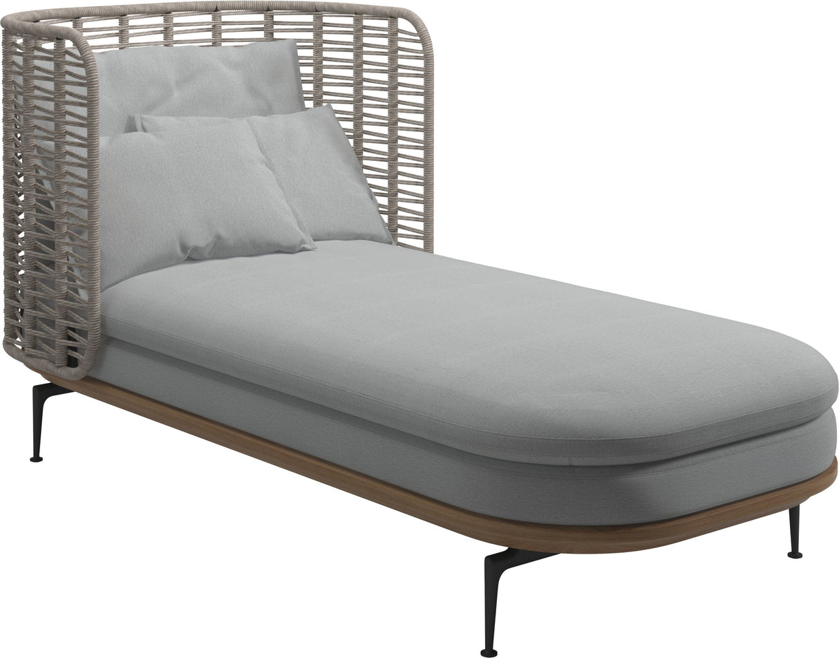 Gloster Mistral Daybed Haut dossier Grade D (ST) Tuck Dust 0158