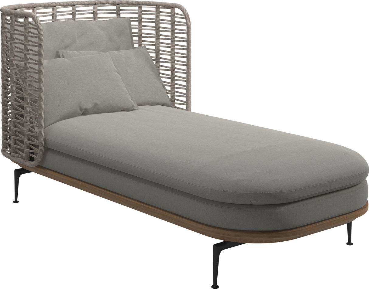 Gloster Mistral Daybed Haut dossier Grade D (ST) Tuck Malt 0122