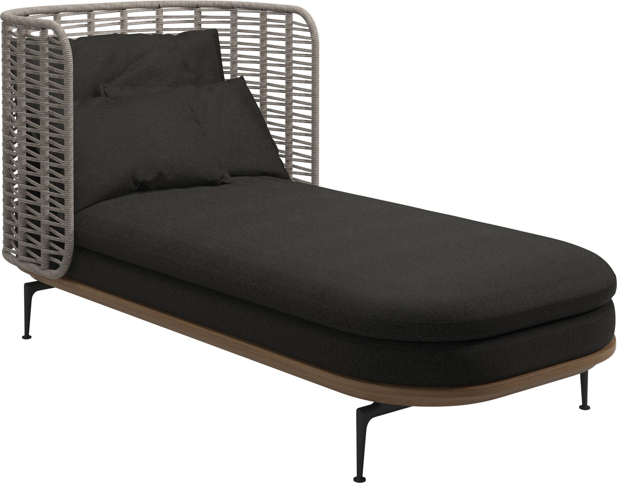 Gloster Mistral Daybed Haut dossier Grade D (ST) Tuck Sable 0123