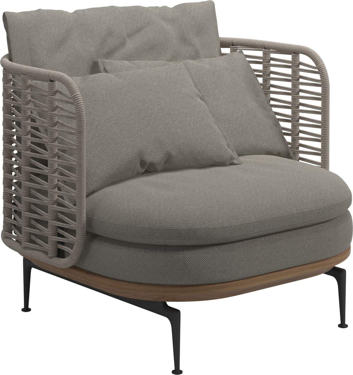 Gloster Mistral Fauteuil club Grade C (OP) Robben Grey 0085