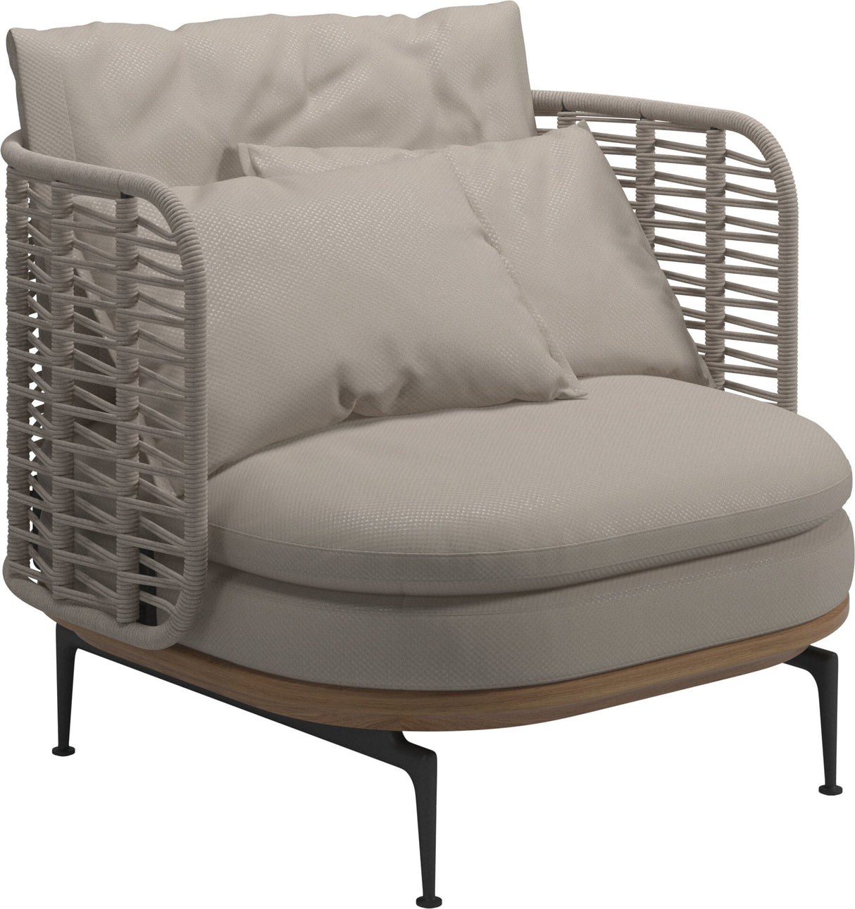 Gloster Mistral Fauteuil club Grade D (ST) Dot Oyster 0117