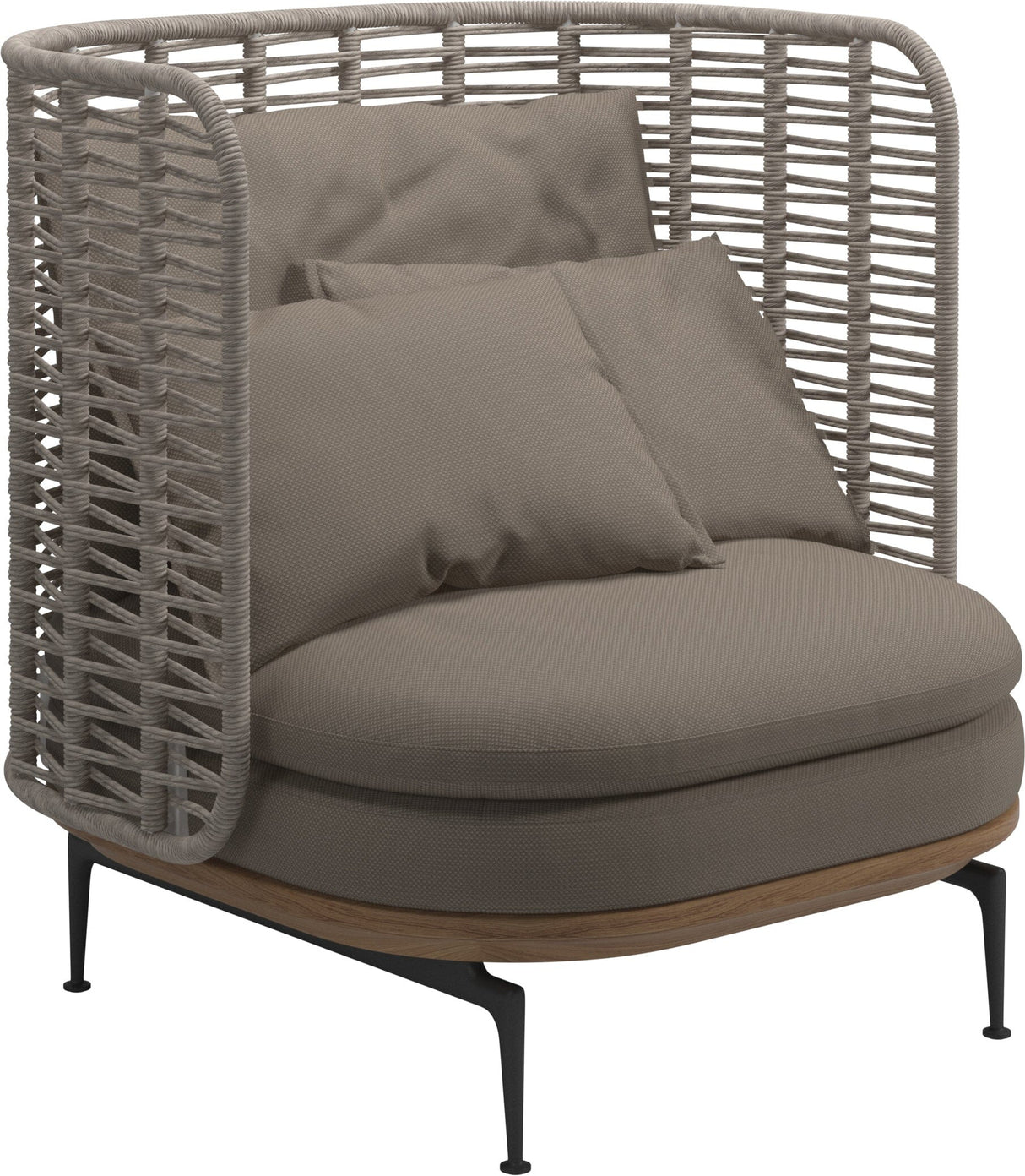 Gloster Mistral Fauteuil club Haut dossier Grade D (ST) Ravel Dune 0118