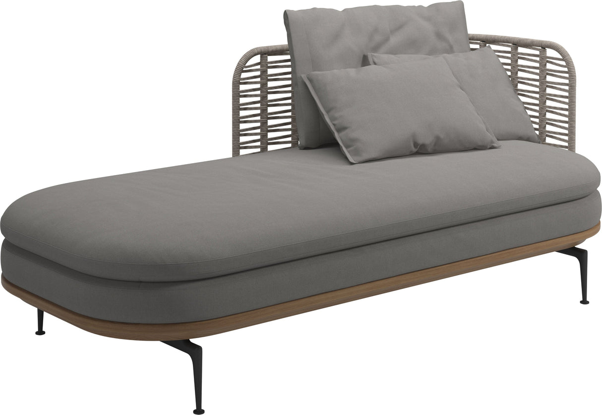 Gloster Mistral Méridienne Droite Grade B (OP) Fife Canvas Grey 0032