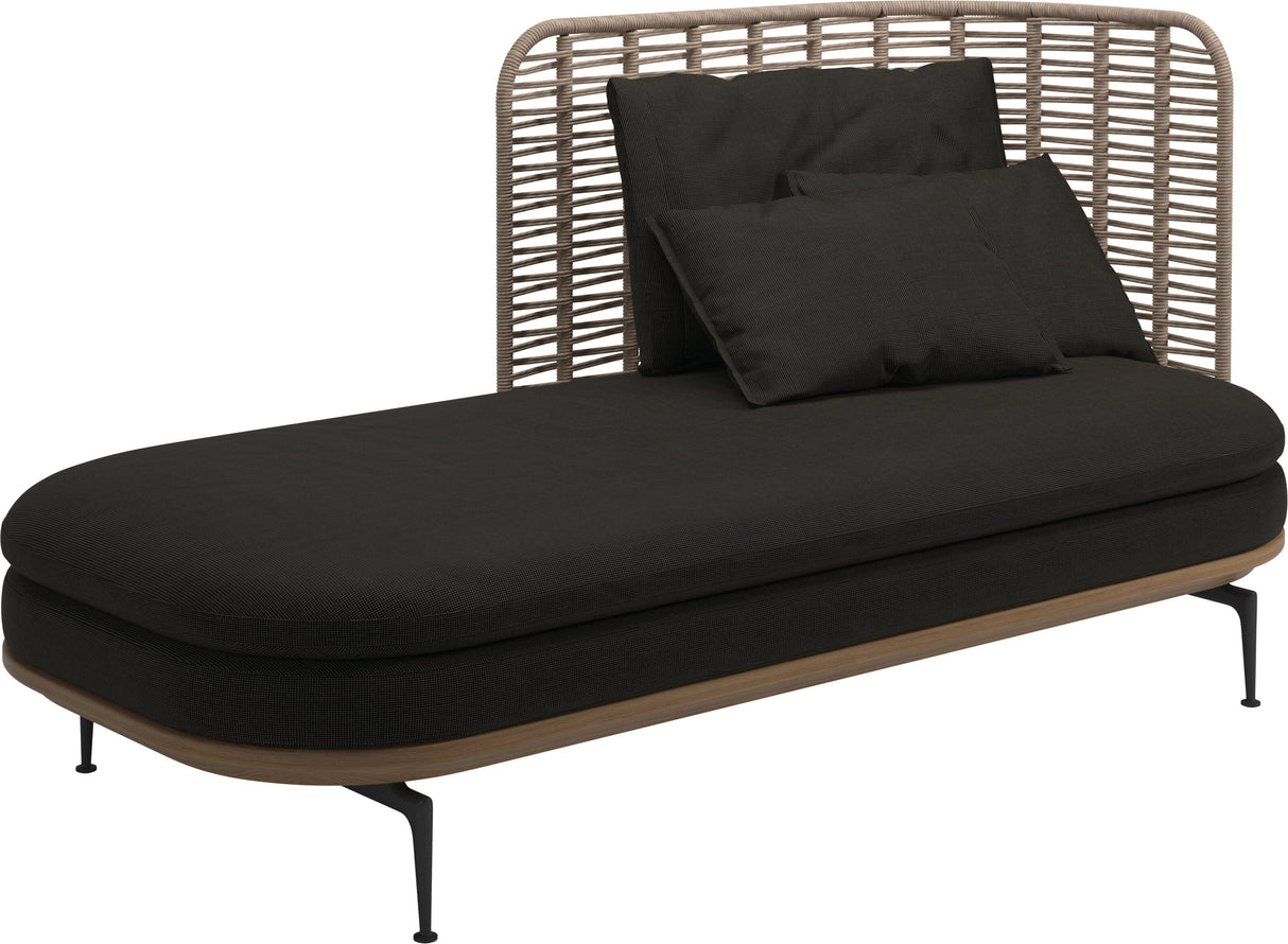 Gloster Mistral Méridienne Droite Haut dossier Grade B (OP) Fife Granite 0034