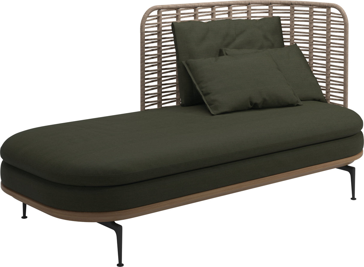 Gloster Mistral Méridienne Droite Haut dossier Grade B (OP) Fife Olive 0041