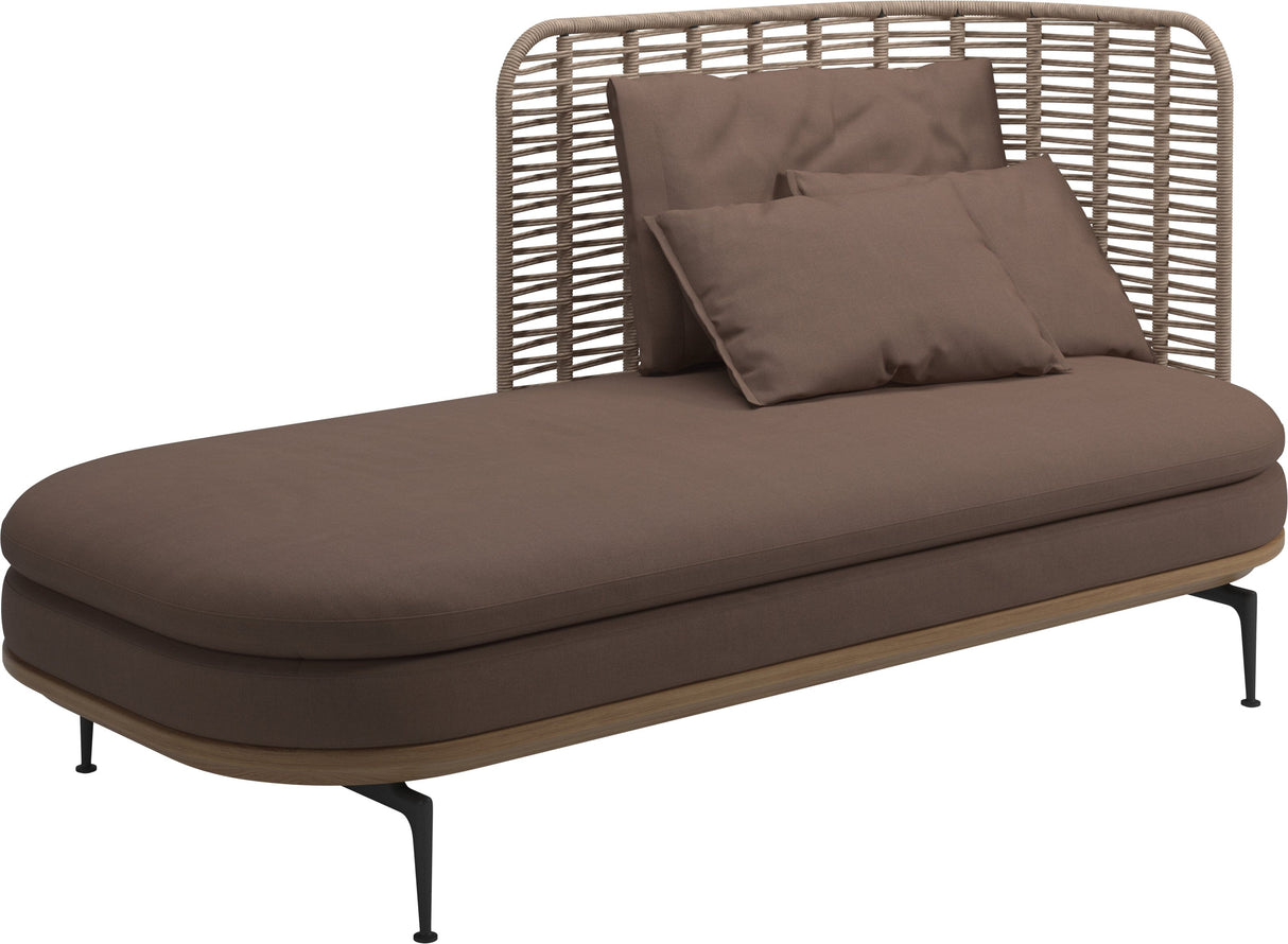 Gloster Mistral Méridienne Droite Haut dossier Grade B (OP) Fife Salmon 0045