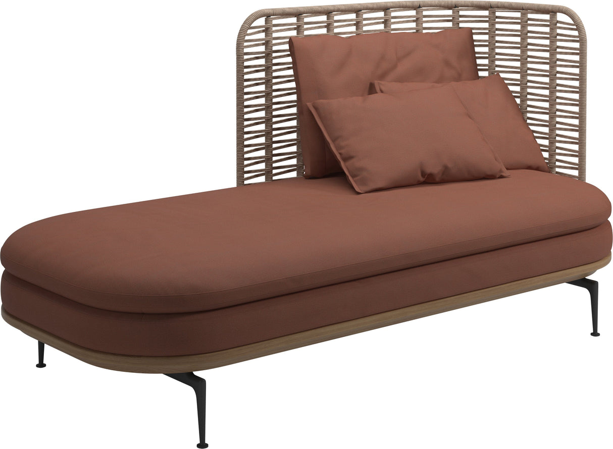 Gloster Mistral Méridienne Droite Haut dossier Grade B (WR) Blend Clay 0143