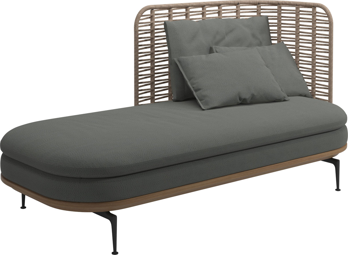 Gloster Mistral Méridienne Droite Haut dossier Grade C (OP) Lopi Charcoal 0132