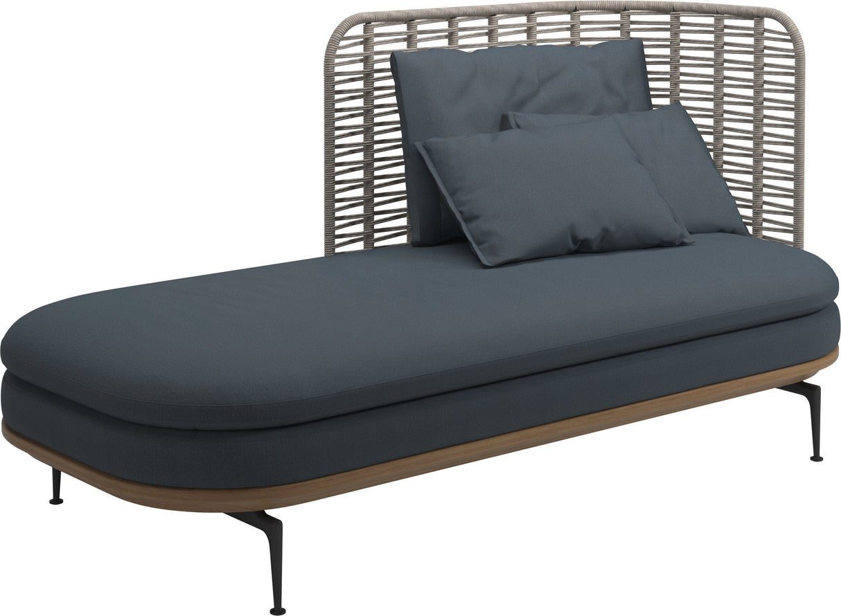 Gloster Mistral Méridienne Droite Haut dossier Grade D (ST) Tuck Denim 0157